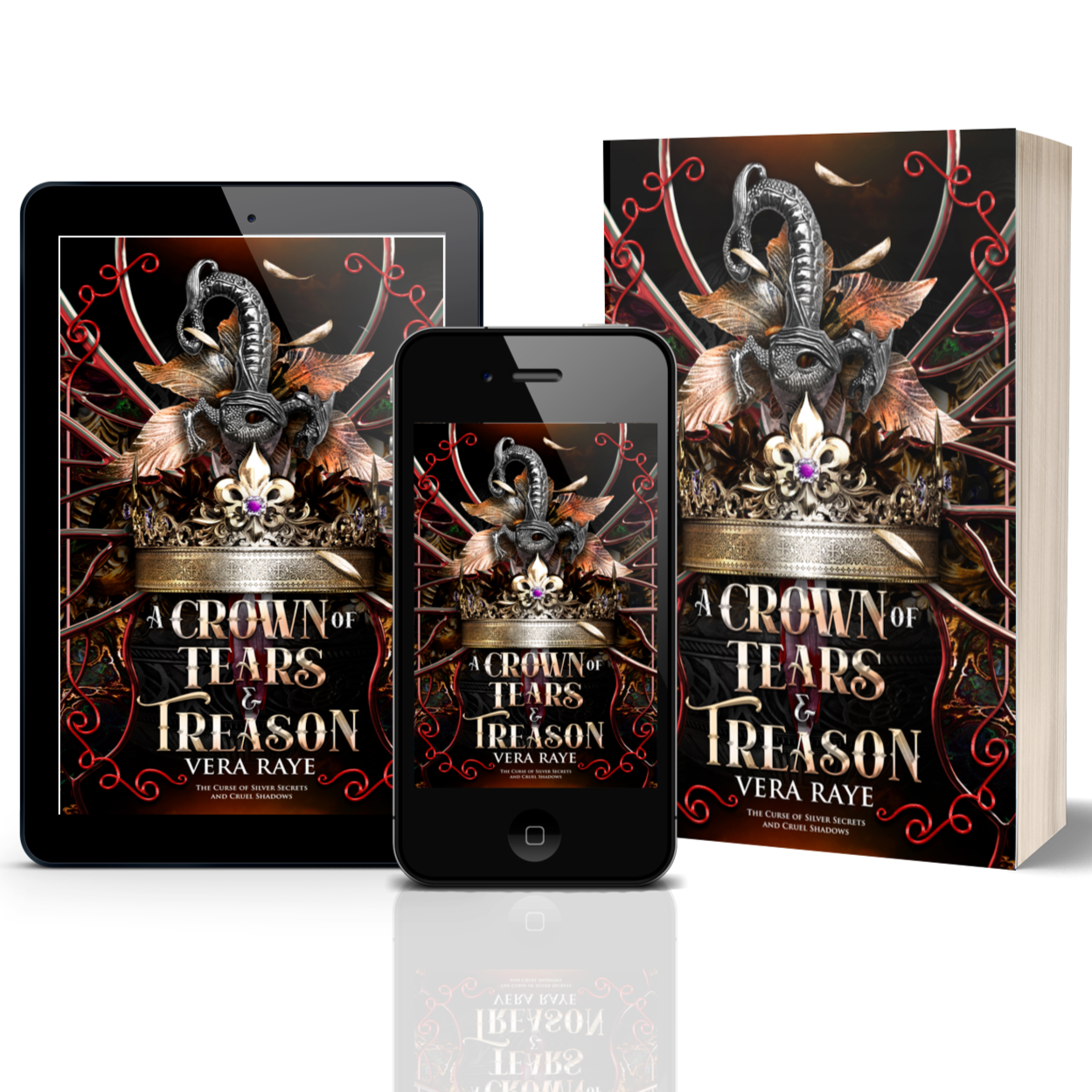 vera raye romantasy fantasy romance author avatar with a woman with brown hair and a big large red hat